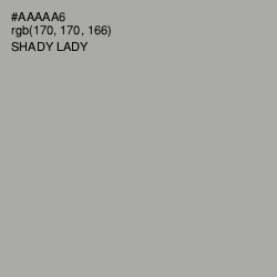 #AAAAA6 - Shady Lady Color Image